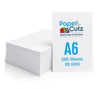 PAPERCUTZ A6 Ice White Printer Paper 80GSM, 500 Sheets