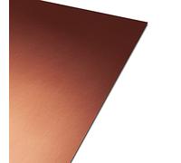 Papercutz Copper A4 Mirror Card High Gloss 250 GSM (50 Sheets) for Craft, Decorations, Card Making, Scrapbooking & Cake Topper, Durable, Coated Finish, Adhesive Friendly & Easy to Cut