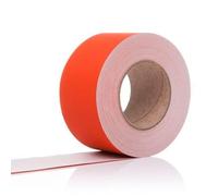 PAPERCUTZ Fire Orange Paper Border Roll 48mm x 50 Metres, 100 GSM, School Display Borders for Classrooms Decoration, Straight Edge Roll, Backing Paper for Wall Displays