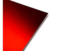 Papercutz Red A4 Mirror Card High Gloss 250 GSM (50 Sheets) for Craft, Decorations, Card Making, Scrapbooking & Cake Topper, Durable, Coated Finish, Adhesive Friendly & Easy to Cut