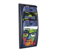 Fast Paper A5 Quickfit Wall Display Black - 5 Pocket Version 4063.01
