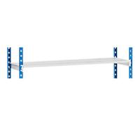 Paperflow Shelf Steel 1,000 x 340 x 2,000 mm Grey Pack of 2