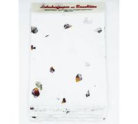 paperfreak: Rose Petal Paper > Love Writing Paper < Handmade A4 40 Sheets with Single Sided Deckle Edge Handmade Paper Real Blossom Paper