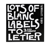 Paperfuel Pad Lots of Blanc Labels to Letter, for Card Making, Scrapbooking and Other Crafts, White, One Size