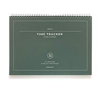 Paperian Believe Time Tracker - A4 Size Wirebound Undated Learning Planner/To Do List/Diary Pine Green