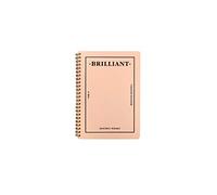 PAPERIAN Brilliant Monthly & Weekly Planner - Wirebound Undated Monthly &Weekly Planner Book Scheduler Diary (Shell Pink)