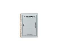 PAPERIAN Brilliant Monthly & Weekly Planner - Wirebound Undated Monthly &Weekly Planner Book Scheduler Diary (Grey Sky)