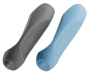 PAPERLIKE V2 Pencil Grip - Pack of 2, Blue & Charcoal, Blue,Black
