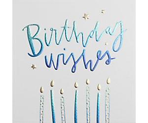 paperlink Birthday Card ECD002 300 gsm White Pack of 6