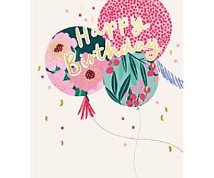 paperlink Birthday card Model 300 gsm Multicolour 13.6 (W) x 2 (D) x 15.9 (H) cm Pack of 6