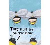 Paperlink Funny Birthday Card Worker Bees - Hilarious Cartoon UK Greeting Card For Her,Blue