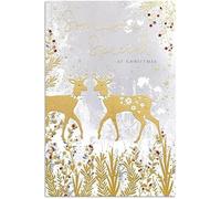 Paperlink 'Someone Special' Christmas Card - Stunning Gold Reindeer Design - Clementine Collection - Foil Finish