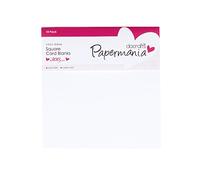 Papermania 300 GSM Square Cards and Envelopes, Pack of 10, White