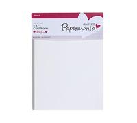 Papermania 5 x 7-inch 300 GSM Card Blanks and Envelopes, Pack of 10, White