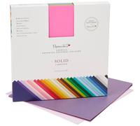 Papermania 8 x 8" Solid Premium Cardstock Colossal (75pcs) - Capsule Papermania Multicolor
