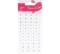 Papermania Adhesive Stones Assortment 104 pieces Transparent, Craft Embellishments