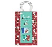 Papermania Bags - 5 Pack - 12 cm x 18 cm - Red and Green (Festive Mix) - Perfect for Christmas, Baby Showers, Weddings