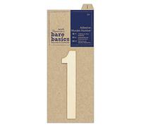 Papermania Bare Basics Adhesive Wooden Number - 1