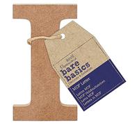 Papermania Bare Basics MDF Letter 1 Piece - I, Art, Craft, Alphabet Letter, Sign, Name Plaque, Make Them Personalised, Decorate With Paint, Glitter, Stencil, Vinyl, Small Letter Plaque For Home Decor