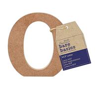 Papermania Bare Basics MDF Letter 1 Piece O, Art, Craft, Alphabet Sign, Name Plaque, Make Them Personalised, Decorate with Paint, Glitter, Stencil, Vinyl, Small Plaque for Home Decor
