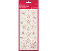 Papermania Create Christmas Glitter Dot Stickers - Stars