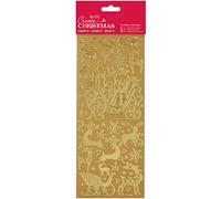 Papermania Create Christmas Outline Stickers - 61. Sleigh Ride Gold