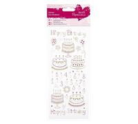 Papermania Glitter Dot Stickers - Happy Birthday