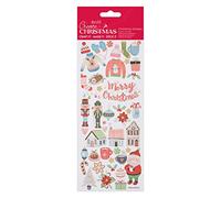 Papermania Glitter Stickers, Multi-Colour, One Size