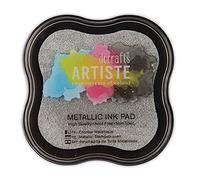 Papermania Pigment Ink Pad, Metallic Silver