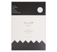 Papermania Premium Textured Cardstock, 20 Sheets, Black A4 (21 x 29.7cm), 216gsm, Canvas for Card Making & Craft Projects, Scrapbook Supplies, Art & Craft Supplies