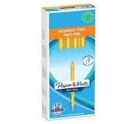 PAPERMATE - 0.7mm Yellow Non-Stop Mechanical Pencils - Pack of 12