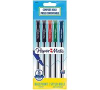 Papermate brite - penna a sfera - colori assortiti (pacchetto di 5) 2084412