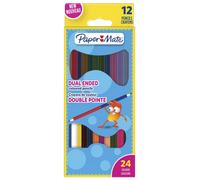 PaperMate Dual Ended Coloured Pencils - 24 Pcs