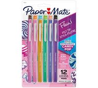 Papermate Flair Felt Tip Pens Medium Tip 12-Pack (Blister) Candy Pop Colors