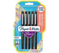 Papermate Flair Original felt pen Medium Black 5 pc(s)