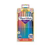 Paper Mate Flair Felt Tip Pens | Medium Point (0.7 mm) Marker Pens | Assorted Colouring Pens | For Kids & Adult Colouring, Journalling & More | 16 Count