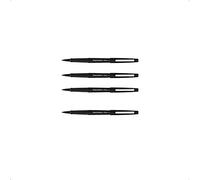 Papermate Flair Original Felt-Tip Pens Medium 1.0mm Tip 0.8mm Line Pack of 4 Ink Colour Black
