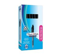 Paper Mate FlexGrip Gel Pen Black PK12