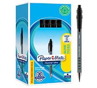 Papermate FlexGrip Ultra Retractable Ballpoint Pen Black 1 mm Medium Ballpoint Non Refillable 3Pack of 6