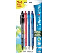 Papermate Flexgrip Ultra retractable ballpoint pens 1.0mm pack of 4 ballpens