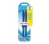 Papermate Flexigrip Ultra Pens Blue Barrel - 2pk