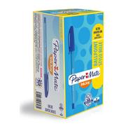 PaperMate InkJoy 100 CAP Ball Pen with 1.0 mm Medium Tip - Blue, Pack of 50