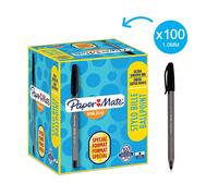 Paper Mate InkJoy 100ST Ballpoint Pens | Medium Point (1.0 mm) | Black | 100 Count