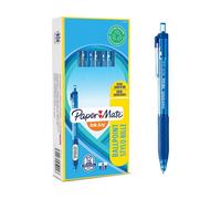 Papermate InkJoy 300 RT InkJoy 300 RT Retractable Ballpoint Pen Blue 0.8 mm Medium Ballpoint Non Refillable Pack of 12