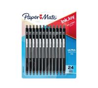 PaperMate Inkjoy 300Rt Ballpoint Medium 1.0mm Tip Black (Pack of 24) 2223762