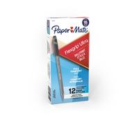 Paper Mate Flexgrip Ultra Ballpoint Pens | Medium Point (1.0mm) | Handwriting Pens & Stationery Supplies | Black Pen Set | 12 Count