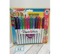 Papermate Pens Flair Nylon Bold Pack 12 Pieces NEW SEALED BACK TO SCHOOL