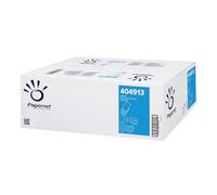 Papernet, 20 x 150 W-Folded Hand Towels, 2-Ply | (404913), 3000 Disposable Paper Towels, Recycled Nature, Open Dimensions 32x20.3cm, Wave Embossing