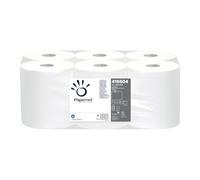 Papernet - Autocut Roll Towel 416604, 6 Rolls of 185m Paper Towels, Made from Recycled Paper, 1 Ply, Roll Diameter 18.5cm
