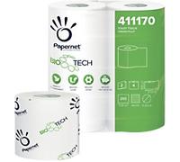 Papernet Bio Tech Toilet Paper 2 Ply 411170 Scent free 48 Rolls of 250 Sheets